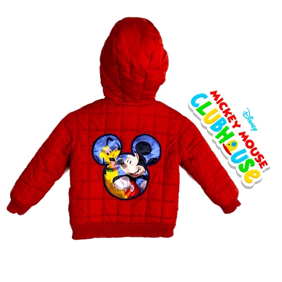 DISNEY STORE EXCLUSIVE Mickey Mouse Clubhouse Hooded Jacket Boy’s Size 4T - Picture 1 of 7